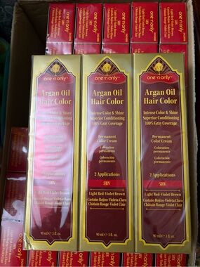 one 'n only Argan Oil Hair Color - Light Red-Violet Brown